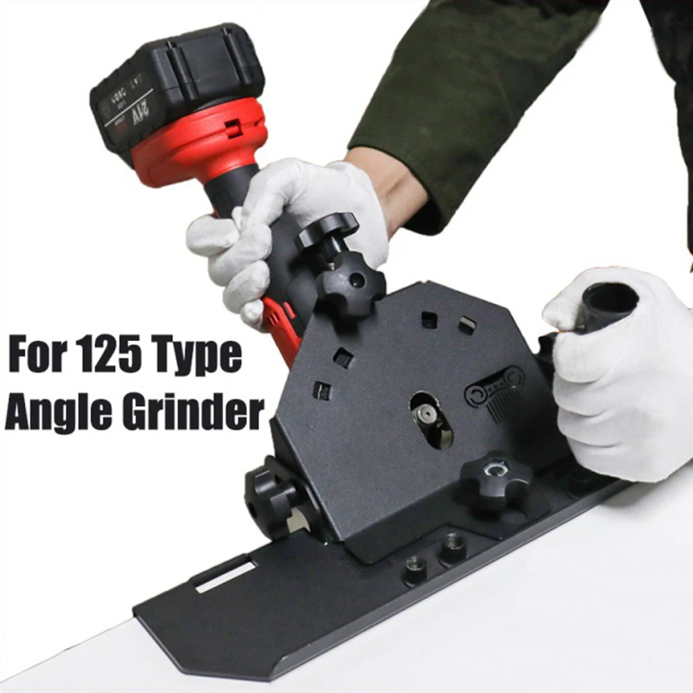 1PC 45 Degree Angle Cutting Machine for 125 Type Angle Grinder Chamfer Bracket Ceramic Tile Cutter Seat Chamfer Corner Cutting