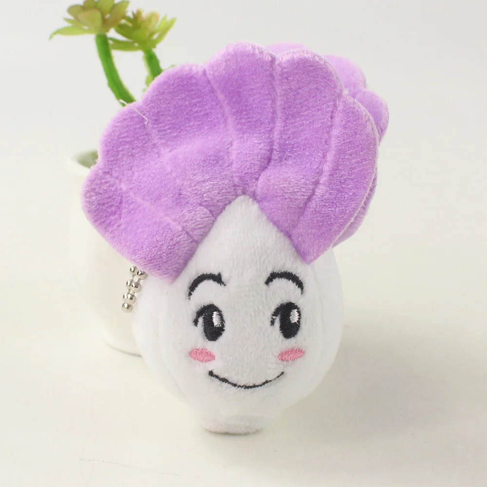 

10cm Cartoon Plush Pendants Vegetable Keychains Toys