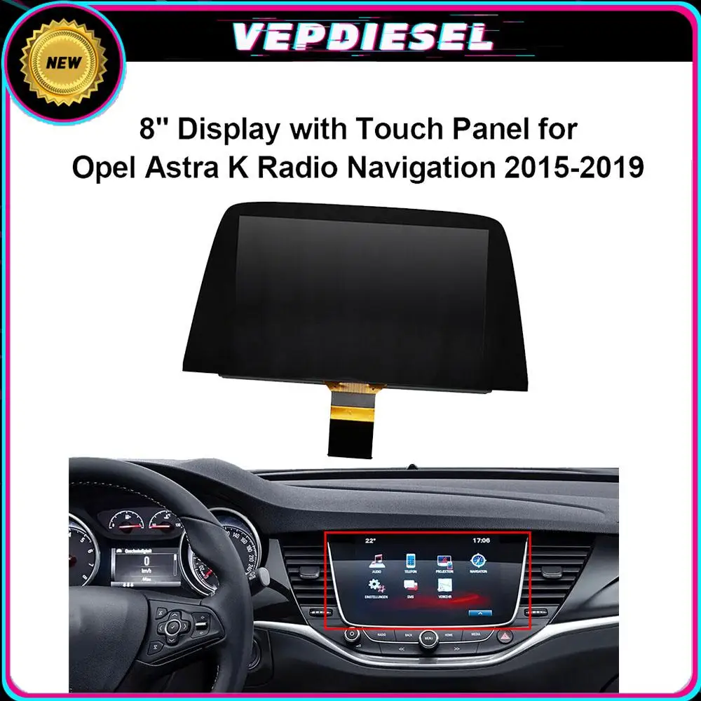 

39042448 ЖК-Радио сенсорный экран дисплей в сборе для Opel Astra K 900 2015-2019 LQ080Y5DZ06 LQ080Y5DZ09 LQ080Y5DZ10 LQ080Y5DZ11