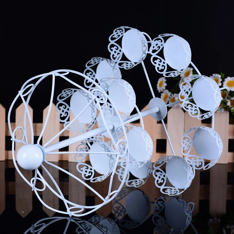 2-слойная 12-слойная карусельная подставка для кексов держатель дисплея чашки