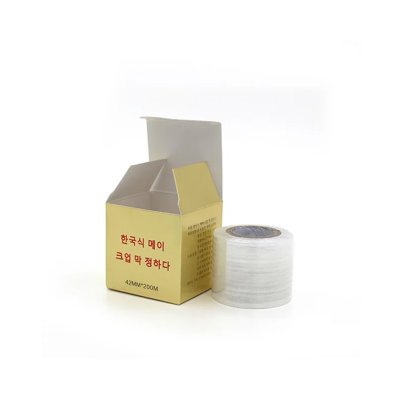 

1Roll Microblading Tattoo Clear Plastic Wrap Preservative Film 40MM*200M for Permanent Makeup Tattoo Eyebrow Tattoo Accessories