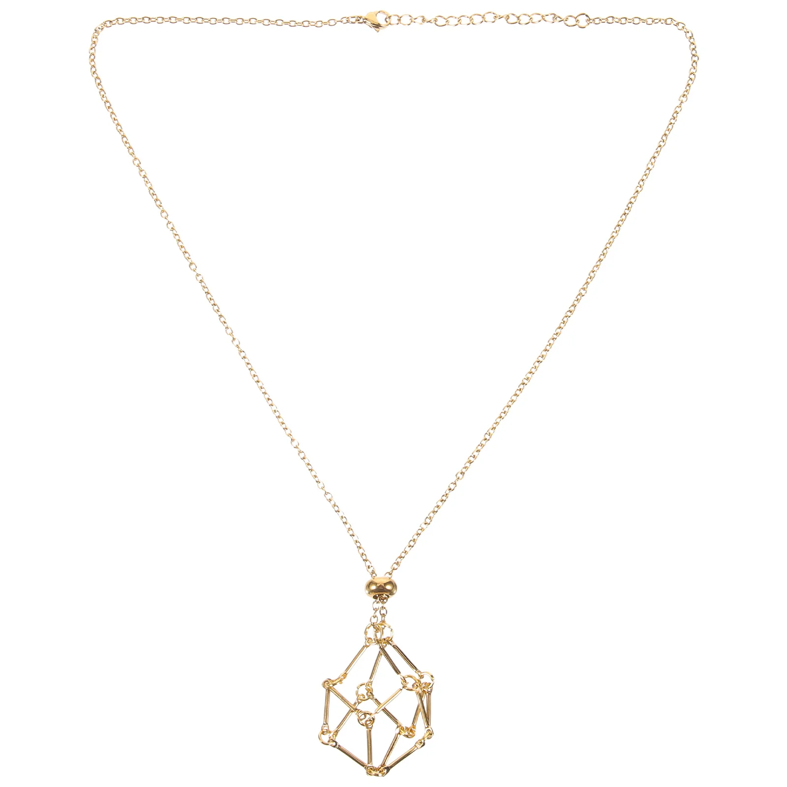 Сетчатая сумка из натурального кристалла с необработанным камнем металлическое