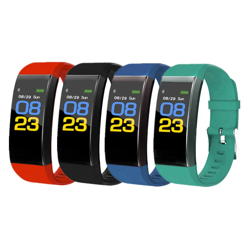 

Pedometer Sports Watch Bluetooth Waterproof Belt Call Message Reminder Heart Rate Men Women Bracelet Wristwatches Free Shipping