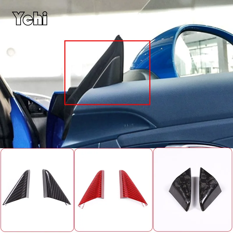 Накладка на дверь автомобиля из углеродного волокна для Porsche 718 2016-2019 911 2012-2018