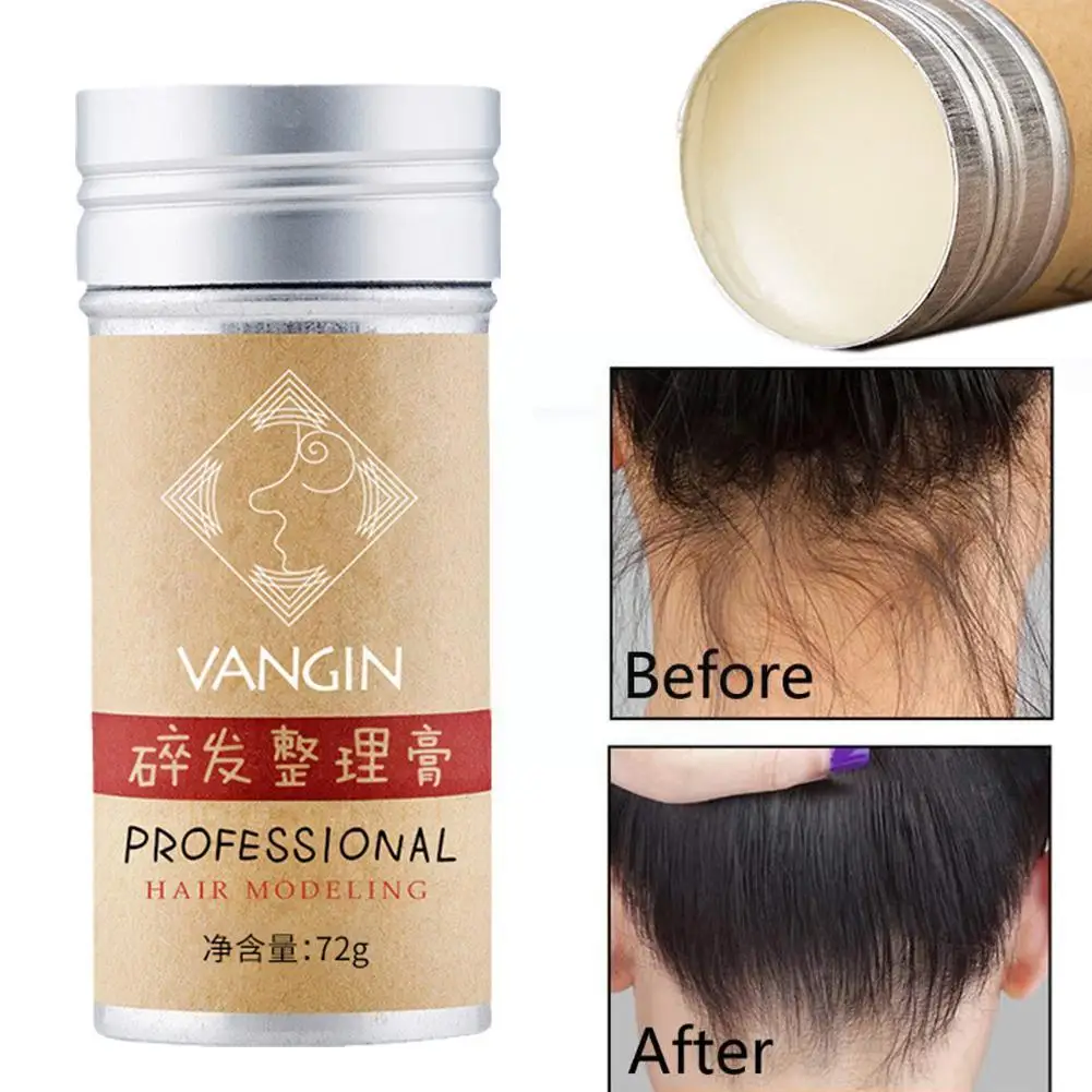 

Refreshing 72g Useful Hair Finishing Wax Stick Portable Hair Styling Stick Long-lasting for Girl D8J0