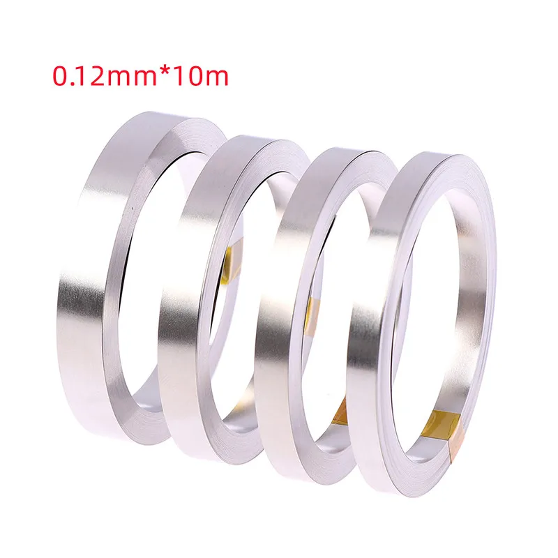 

10m 18650 Li-ion Battery Nickel Sheet Plate Nickel Plated Steel Belt Strip Connector Spot Welding Machine Nickel Strip 1PC