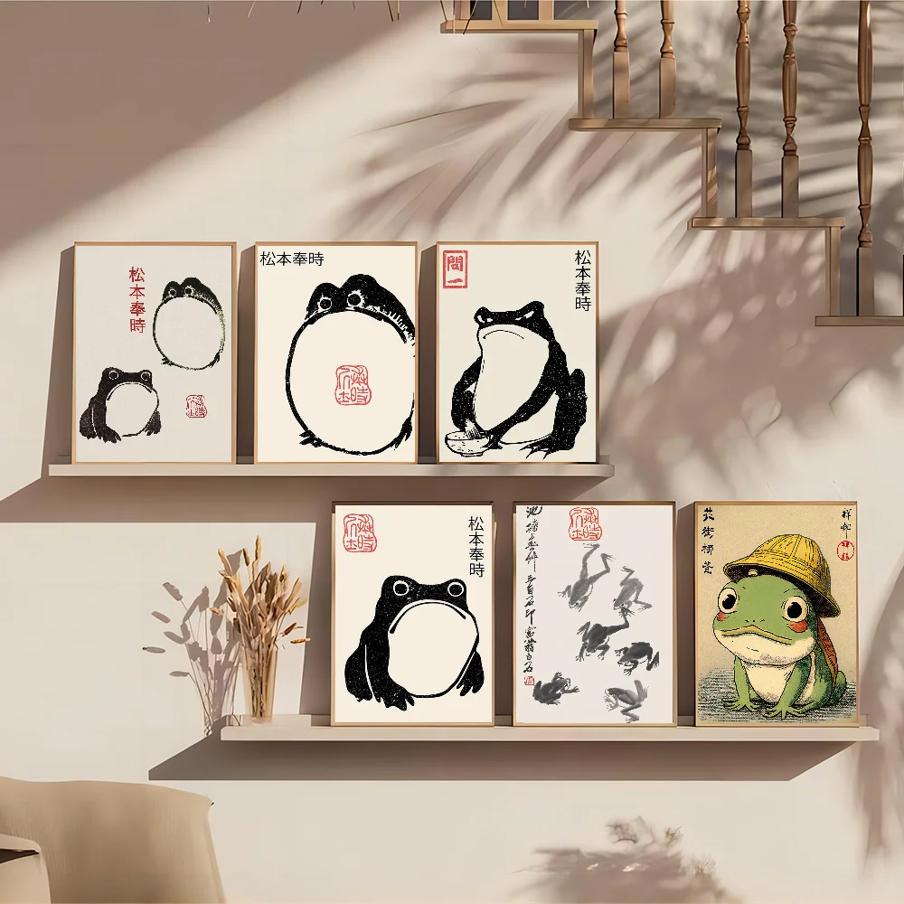 Matsumoto Hoji Frog классические постеры с фильмами винтажный декор для комнаты бара кафе