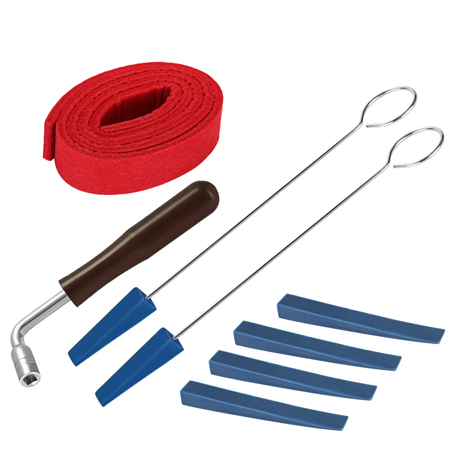

8pcs/set Instruments Portable Repair Piano Tuning Kit Wooden Handle Professional With Wrench School Students Concert Accessories