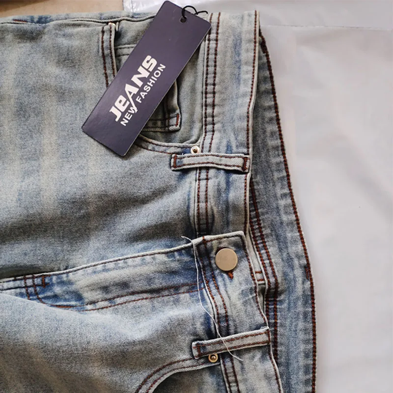 Men Jeans Fashion Design Stretch Skinny Jeans