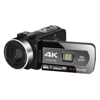full 4k professional youtube camcorder auto focus streaming wifi web cameras outdoor 48mp fill light video recorder vlogging kit