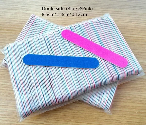 

100pcs Professional Nail Files/Sandpaper Buffers Slim Crescent Grit 180/240 tools disposable cuticle remover callus polish pack