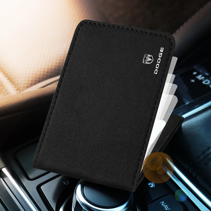 

1pcs Car Logo Driver's License Storage Card Package for Dodge Challenger RAM 1500 Charger Avenger Caliber Nitro Auto Goods