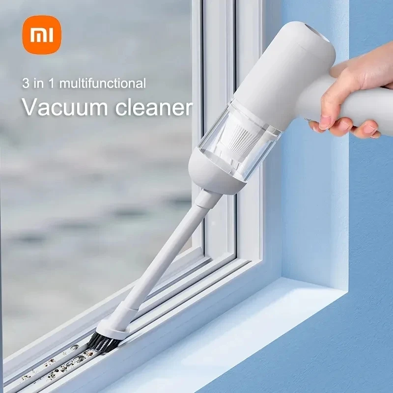 

Беспроводной автомобильный пылесос Xiaomi 3 в 1 с зарядкой и 4 всасывающими головками