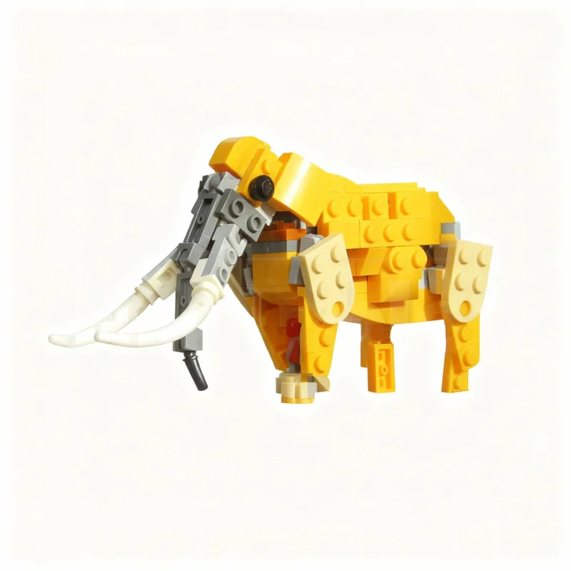 Фото 122 шт. MOC Creator Creator 3-в-1 Модель Anancus Arvernensis, строительные блоки, архитектурные игрушки, рождественский подарок, креативный подарок на день рождения №3