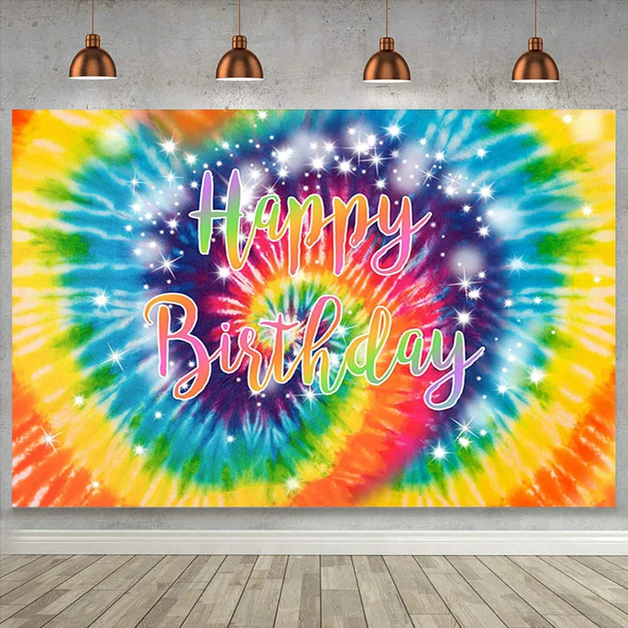 

Фон для фотосъемки со спиралью и рисунком Tie Dye