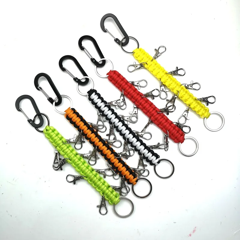 

Umbrella Rope Woven Hanging Rope Cheerleader Hanging Chain Backpack Multi Rope Buckle Hanging Chain