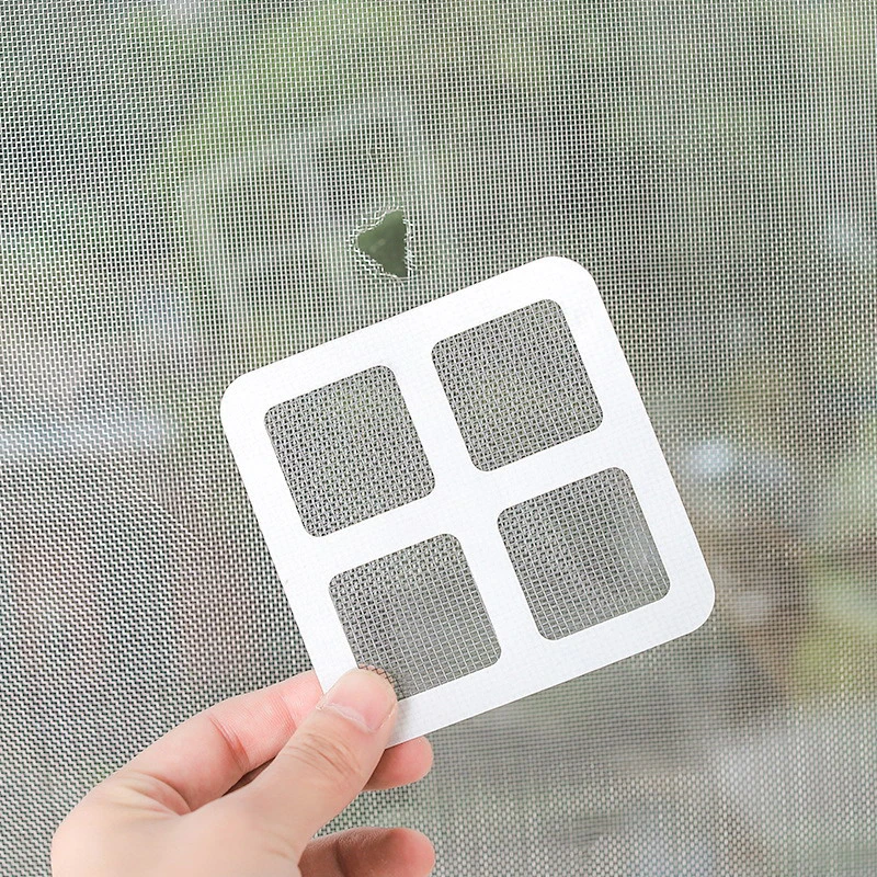 

10pcs Adhesive Fix Net Window Home Anti Mosquito Fly Bug Insect Repair Screen Wall Patch Stickers Mesh Window Screen