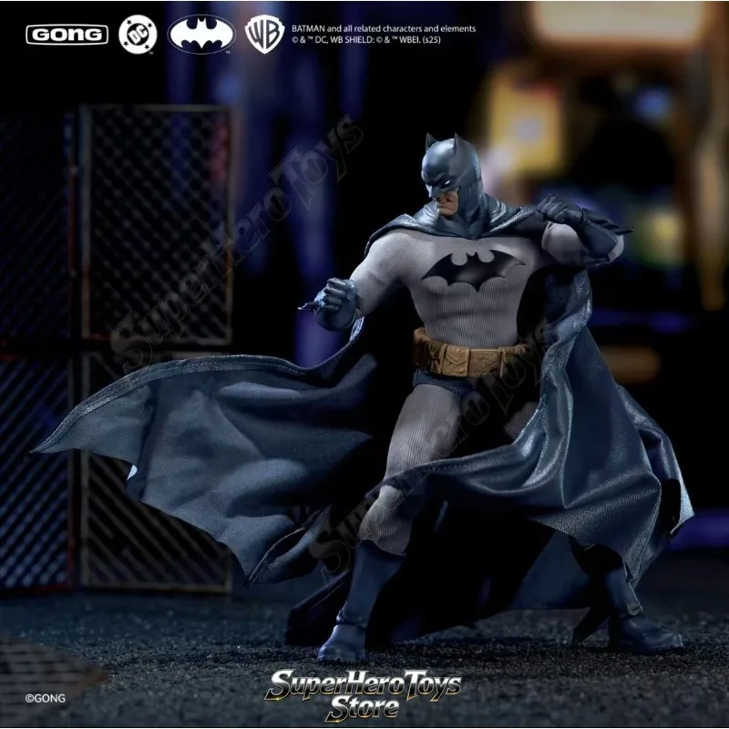 Фото Доставка в течение 24 часов. Оригинальная фигурка GONG Batman Hush 1/12, модель Dark Knight Batman Hush, аниме-фигурка, коллекционная игрушка, подарок, в наличии. №4