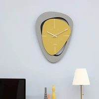 electronic vintage silent wall clock timepiece hanging bathroom mechanic wall clock home design horloge murale kitchen clock