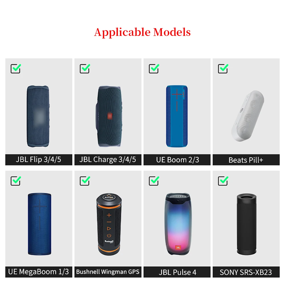 Фото Кронштейн для крепления велосипедной колонки JBL CHARGE 6/5/4, Pulse 4, FLIP, держатель для колонки SONY SRS-XB23, крепление для горного и шоссейного велосипеда №2