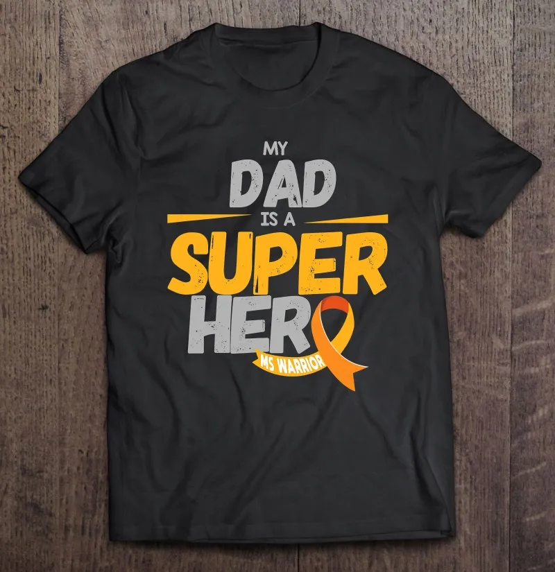 

Футболка с надписью «My Dad Is A Superhero», «Ms Warrior»