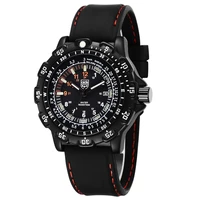 luxury business silica gel army military chronograph men quartz wrist watchesxd130h