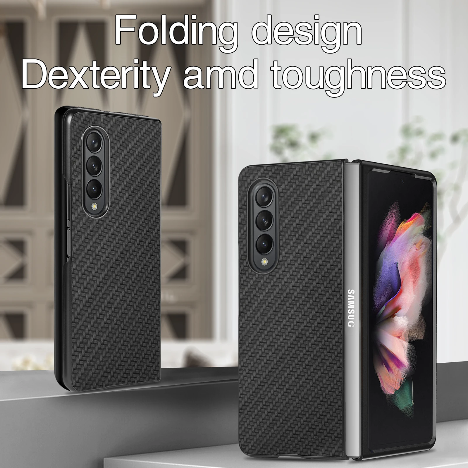 

Жесткий гальванический чехол для Samsung Galaxy Z Fold 3 5G Z Flip 3 5G защитный прозрачный чехол