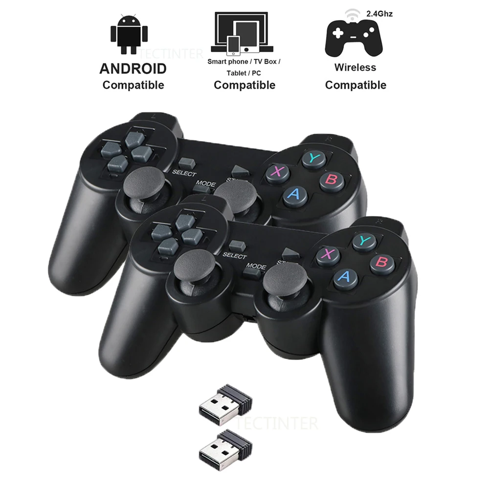 2.4G Wireless Game Controller For PS2/PS3 Remote Gamepad Joystick For Android Phone/TV Box/TV Controle for PC/ Super Console X