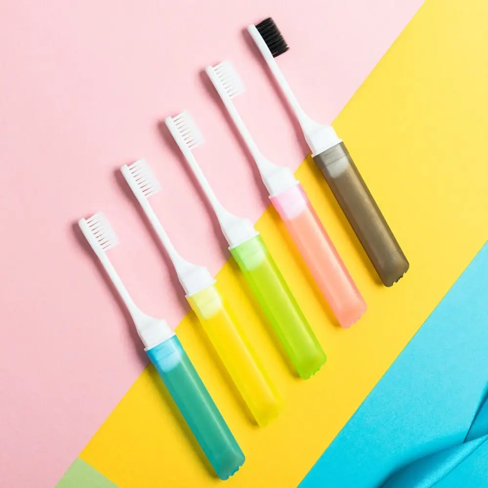 

Dental Care Travel Essentials Soft Bristle Travel Toothbrush Folding Toothbrush Super Fine Toothbrush Fiber Toothbrush