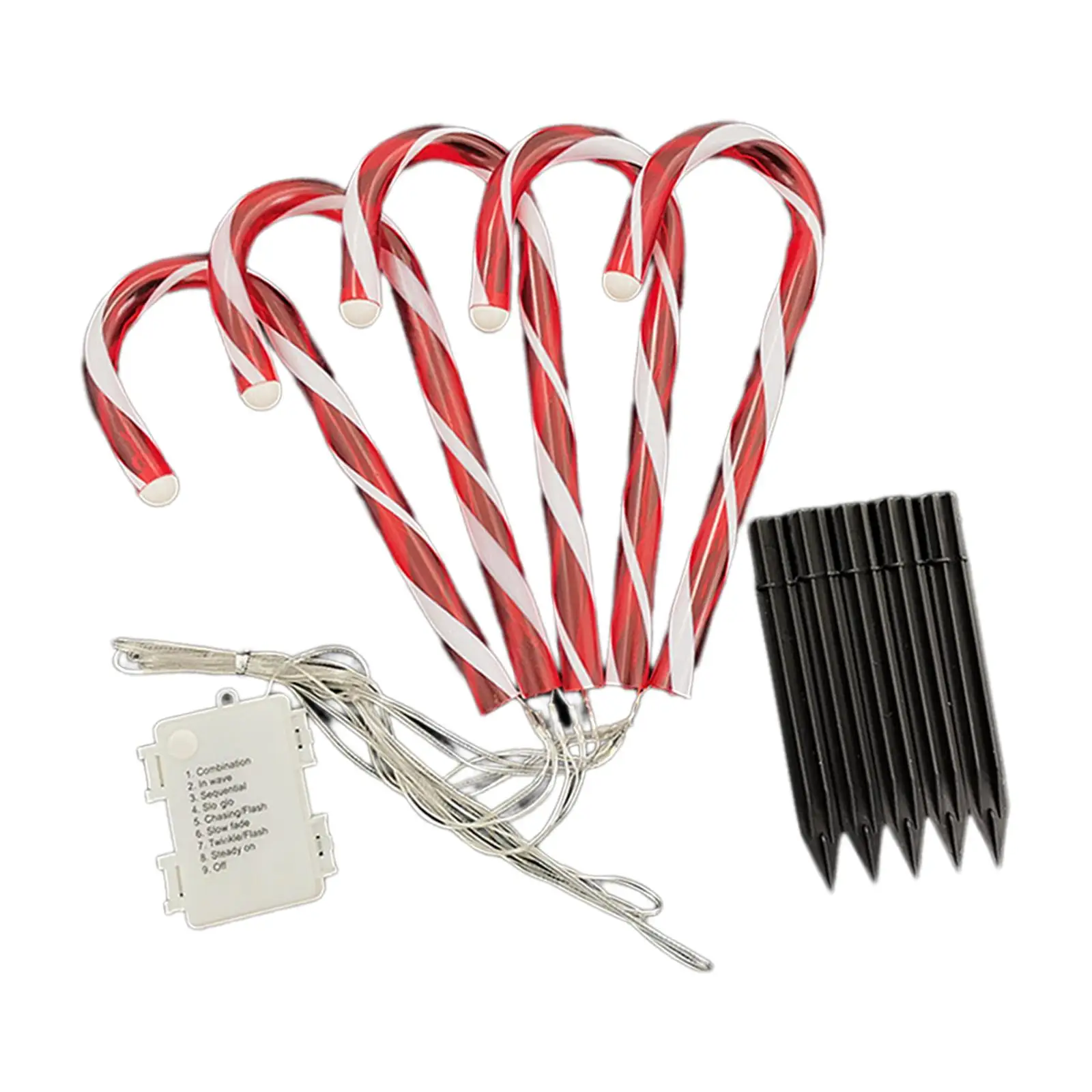

Christmas Candy Cane Lights 8 Lighting Modes for Wedding Patio Swimming Pool