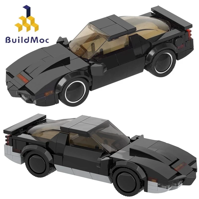 

Buildmoc TV Technical Car Knight Rider KITT KARR Pontiac-Firebird Creative Speed Champions Vehicles Building Blocks For Kid Toy