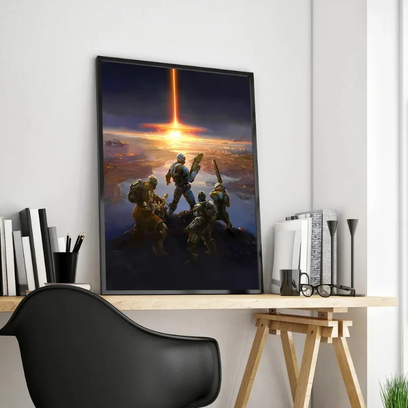 Постер Титан для видеоигр на холсте