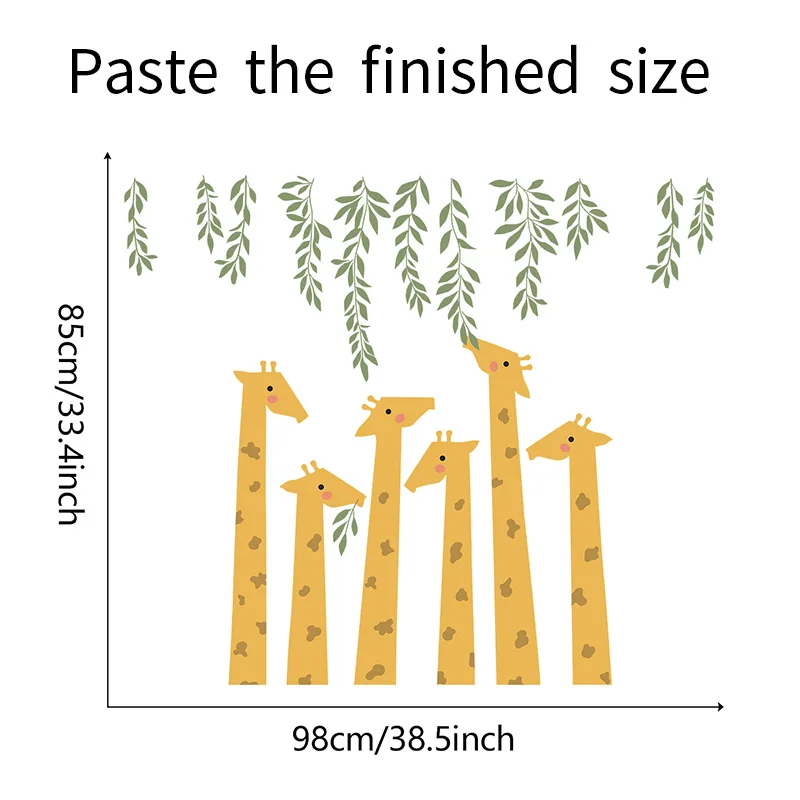 Акварельные искусственные наклейки для детской комнаты детская комната