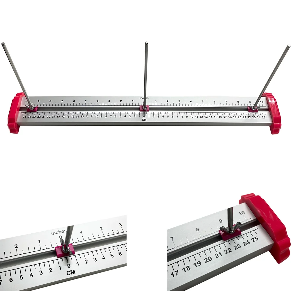 

Деревянный измеритель шаров и линейка из алюминия AADECORZZ