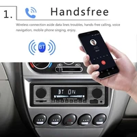 car mp3 player hd fm radio bluetooth compatible hands free call u disk card aux radio with remote control