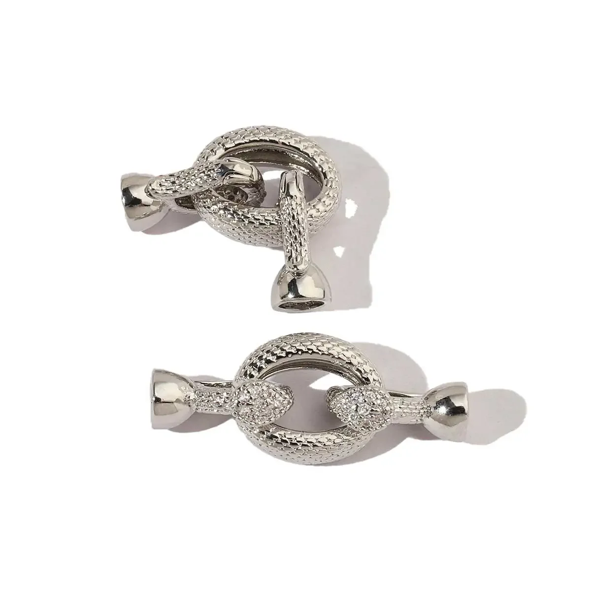 Vnistar 18-каратное золото Цвет CZ Змеиное сердце Съемные универсальные