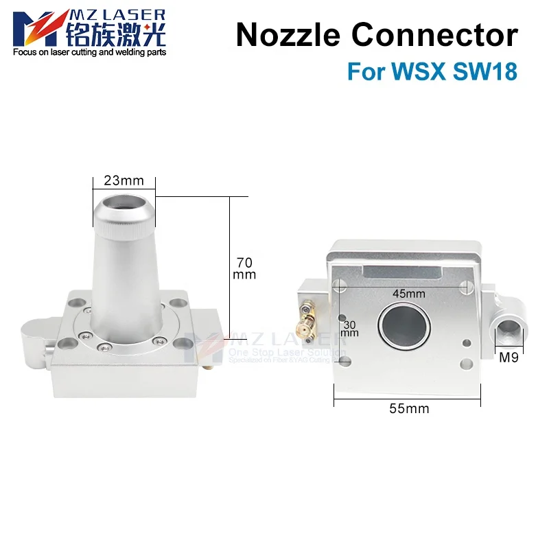 Mingla ser WSX SW18 3D сопло соединительные части емкостный датчик для волокна La труба