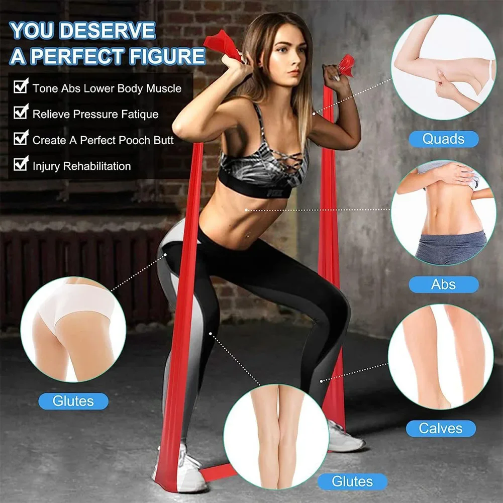 Спортивные эспандеры для йоги пилатеса тренировок фитнеса домашнего