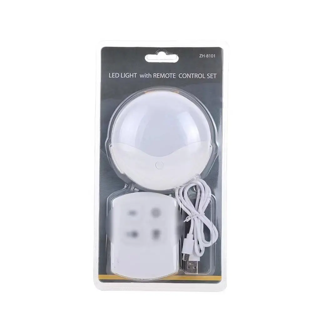 

Wall Lamp Wireless Remote Control Pat Light Three-color Light Intelligent Emergency Night Light Bedroom Induction Cabinet Lamp