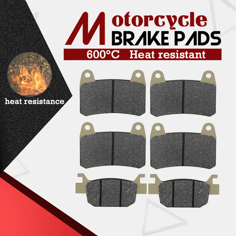 

3 Pairs Motorcycle Accessories Moto Front Rear Brake Pads For Benelli BJ300GS BJ300 BN300 TNT300 BN302 TORNADO