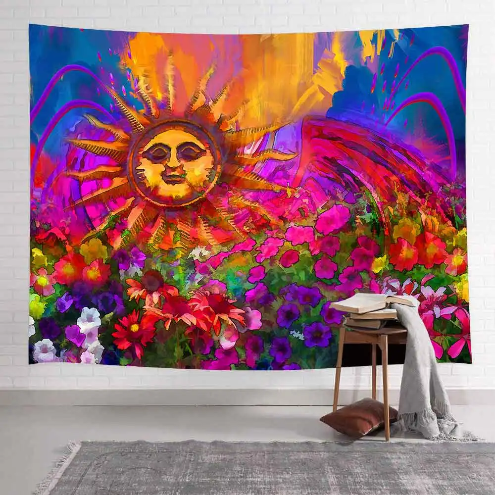 

Simsant Ocean Tapestry Skull Music Room Mural Wall Art Wall Hanging Tapestry for Living Room Home Dorm Decor