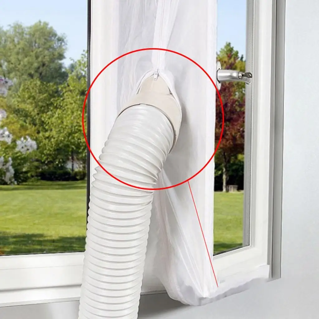 Комплект окон для кондиционера с соединителем Универсальный выхлопной шланг 150