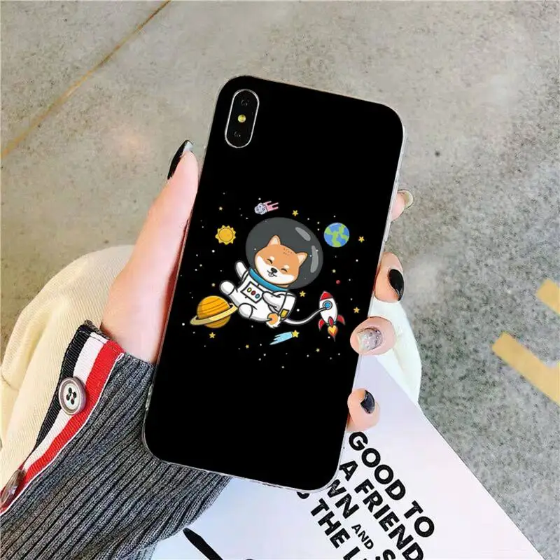 TOPLBPCS чехол для телефона с милыми мультяшными животными Сиба-ину iPhone 11 12 13 mini pro XS MAX