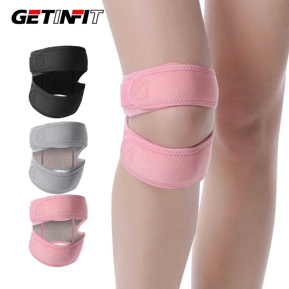 

1PCS Adjustable Patella Support Band Sports Basketball Double Patellar Protector Open Knee Brace Guard Pad Tendon Kneepads