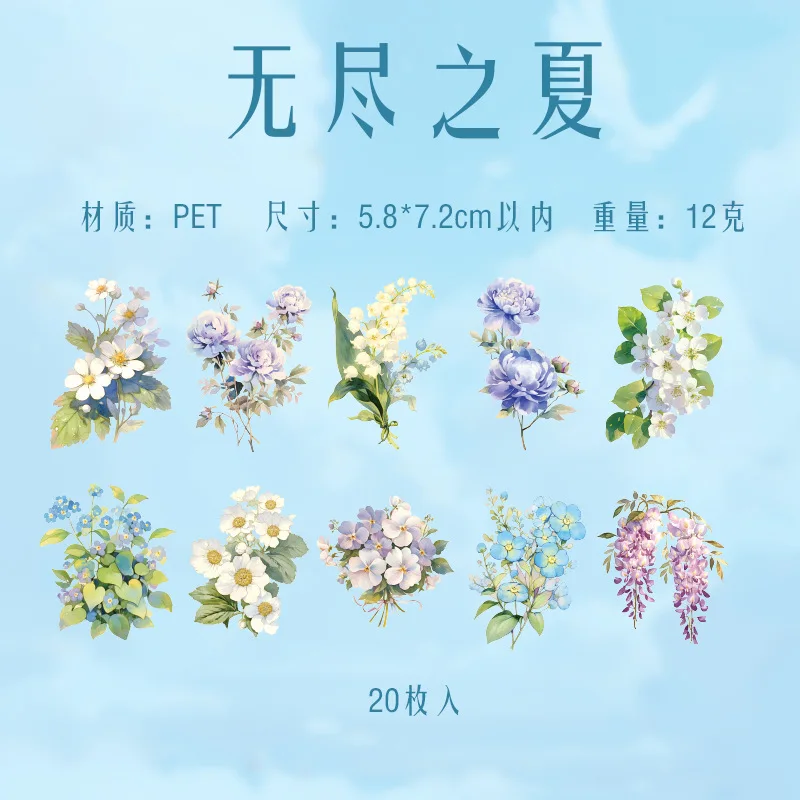 

Набор стикеров Amengguo 20 шт.