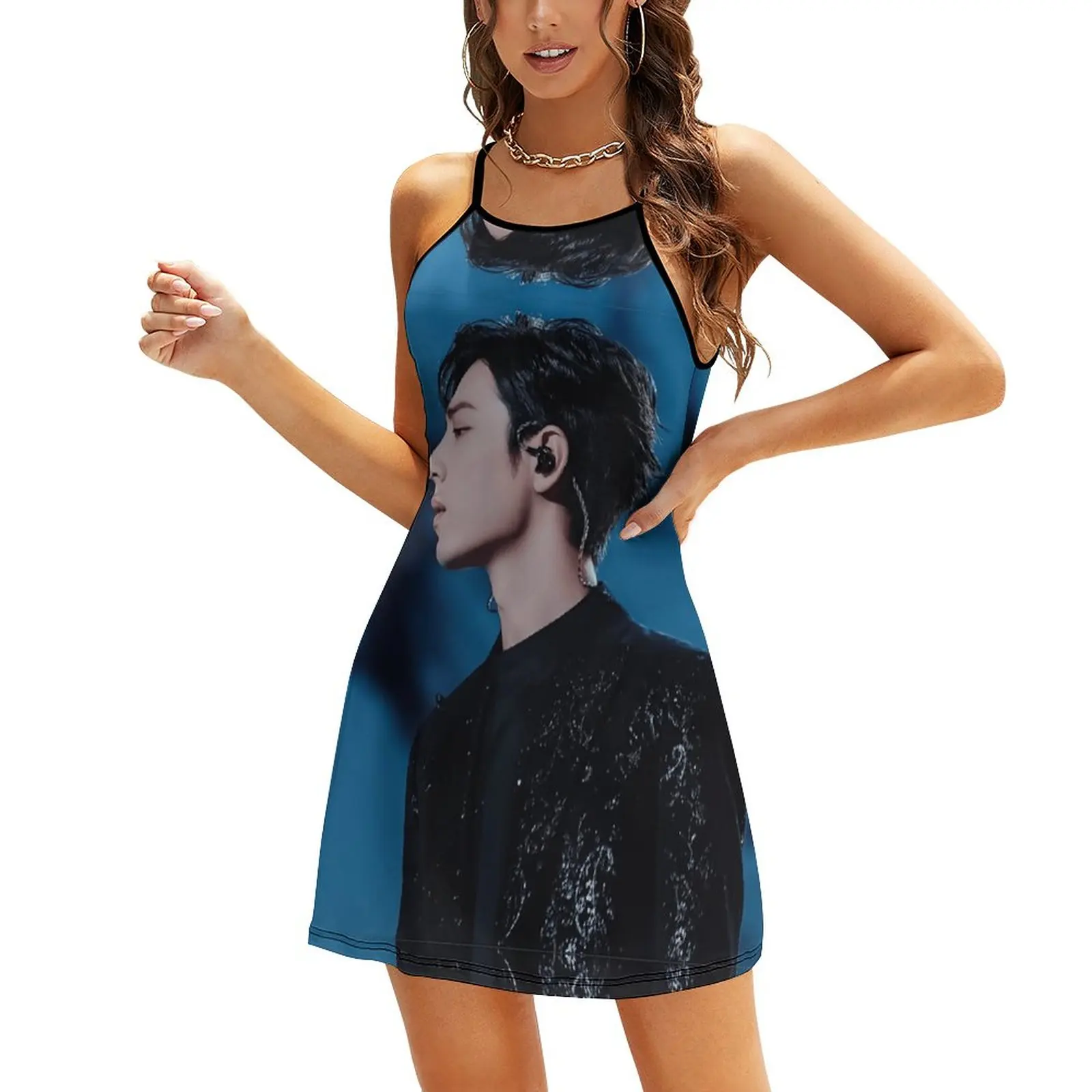 

Exotic THE UNTAMEDS Poster(1) Women's Sling Dress Funny Vintage Cocktails Woman's Clothing Suspender Dress Hot Sale