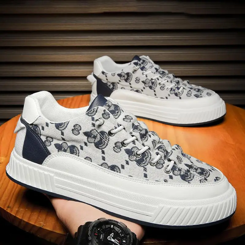 

Мужские летние повседневные кроссовки для бега, новинка, мужские Модные Дизайнерские кроссовки на платформе, уличная теннисная тренировочная обувь для мужчин, 2023