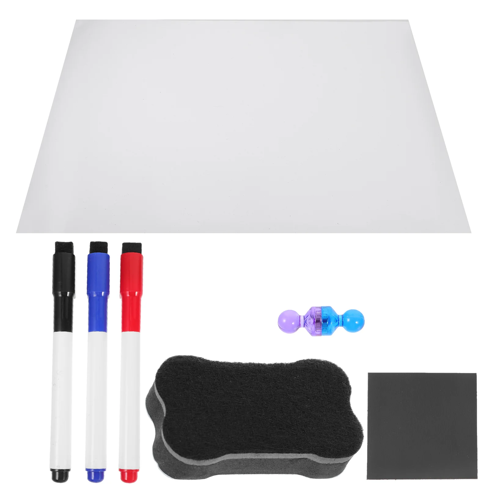 

Fridge Plans Board Practical Dry Erase Plate Writing Magnetic Planning Refrigerator Child