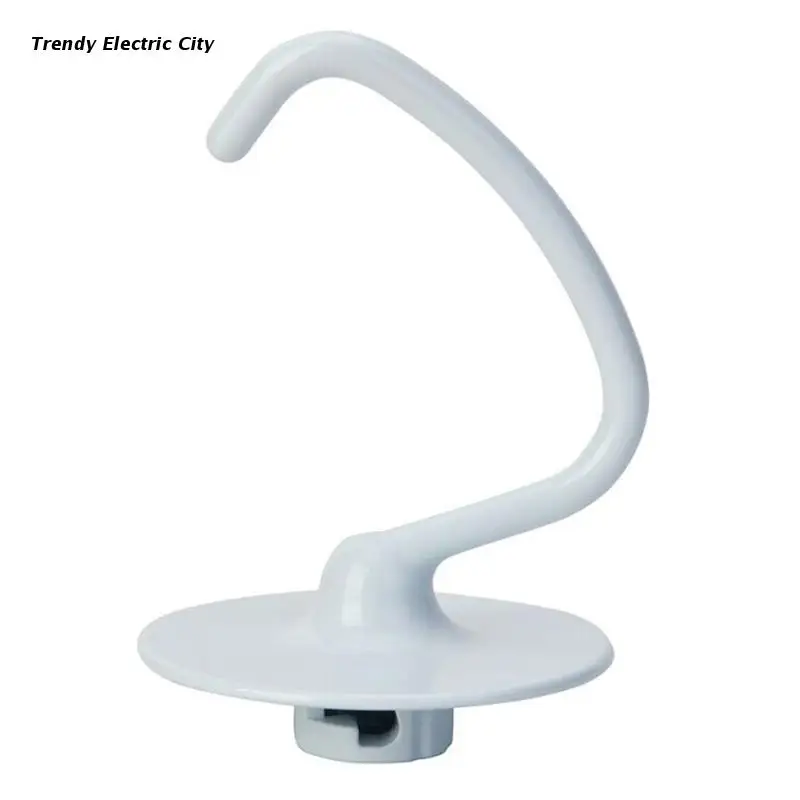 R9CD K45DH C Dough Hook Replacement Coated Non-stick Bread Dough Hook for Tilt Stand Mixers 4.5-5.0 Qt Bowel Durable