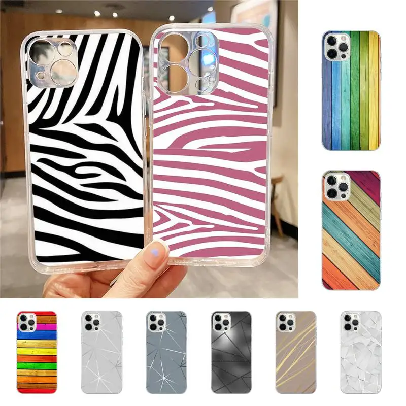 

Zebra Stripes Tempered Phone Case For Iphone 7 8 Plus X Xr Xs 11 12 13 Se2020 Mini Mobile Iphones 14 Pro Max Case